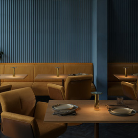 Lix Mini Glossy Dim To Amber Lamp